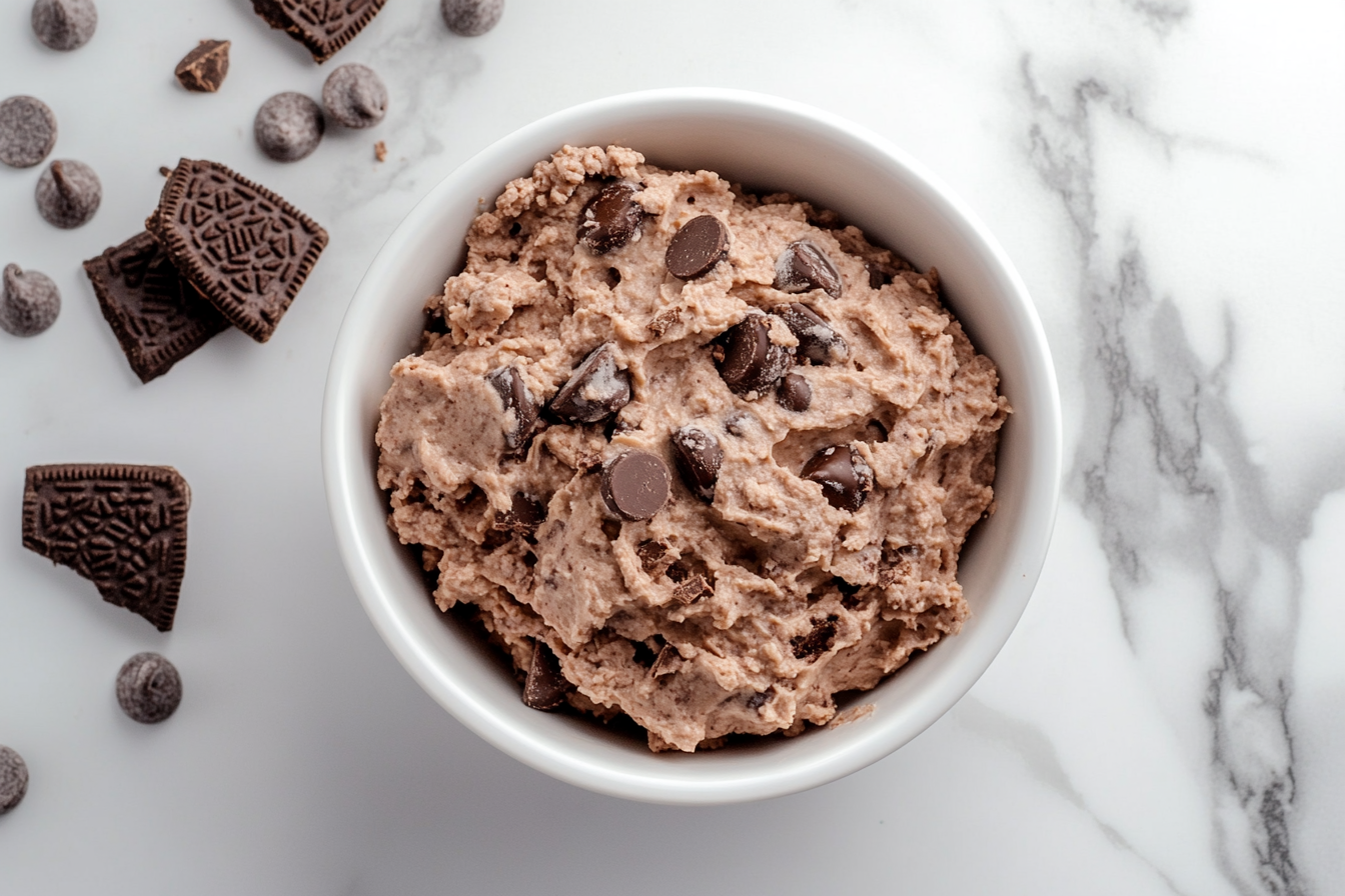 chocolate cottage cheese cookie dough