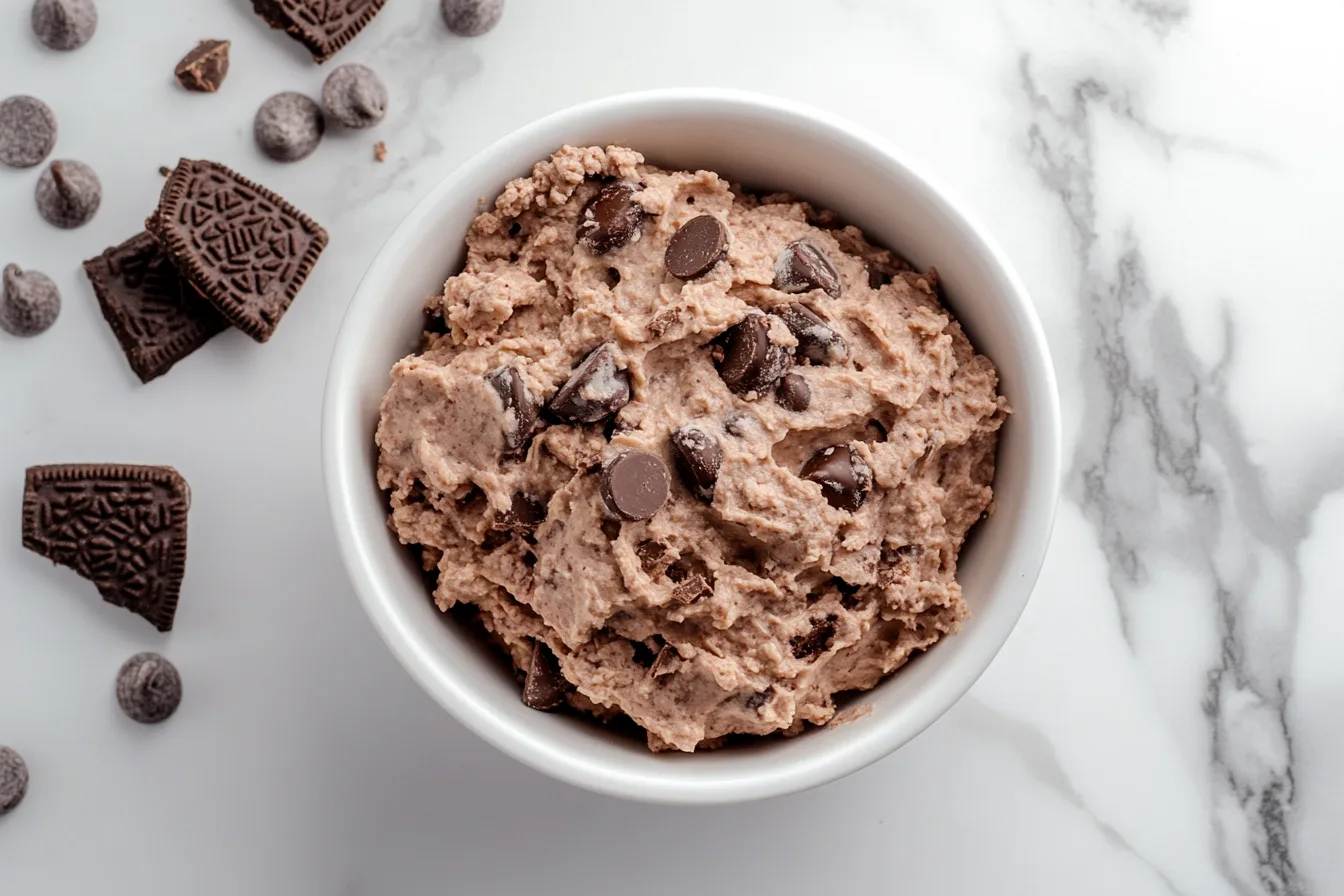 chocolate cottage cheese cookie dough