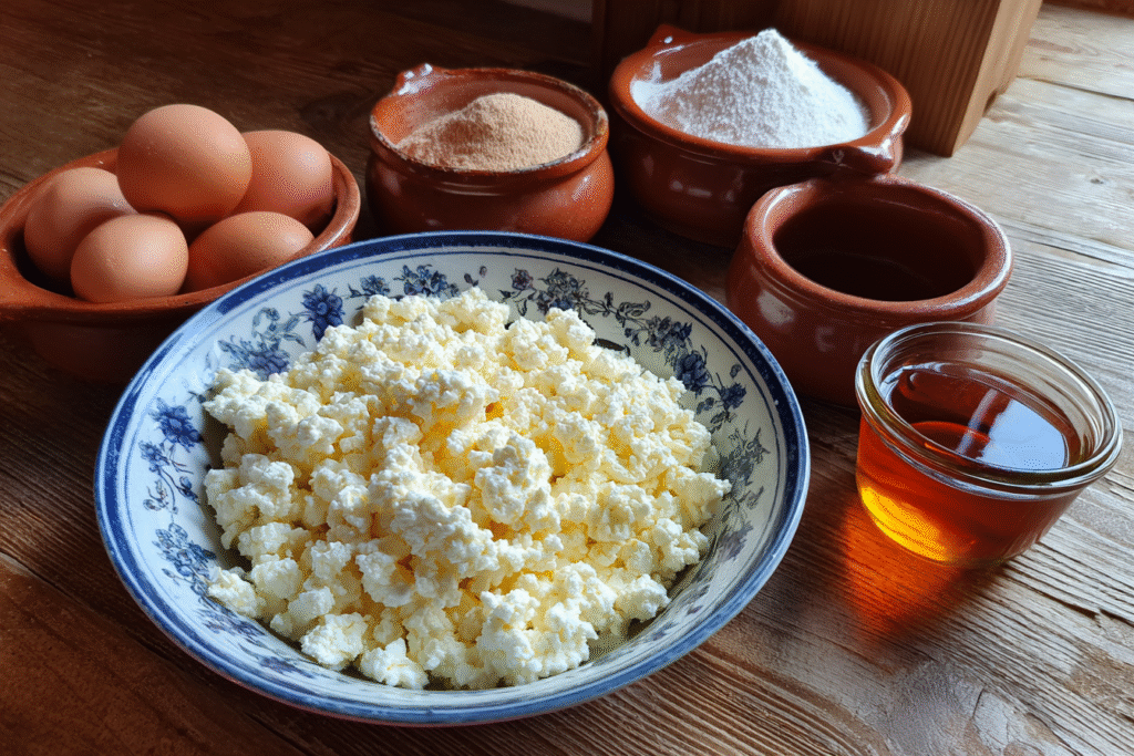 Cottage cheese pancake ingredients