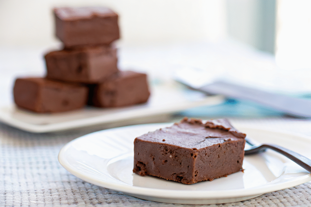 one portion of Cottage cheese fudge