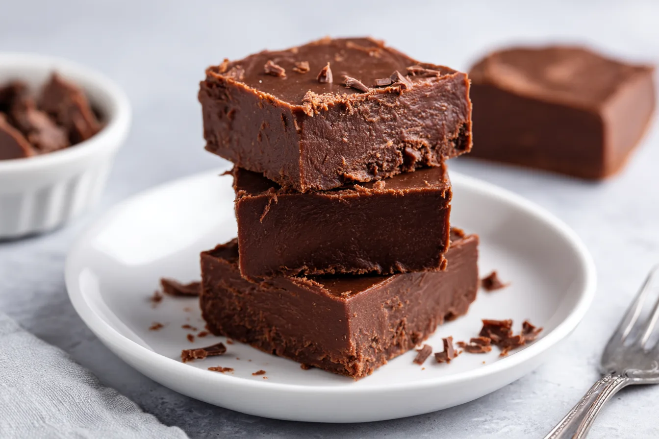 Cottage cheese fudge chocolate dessert